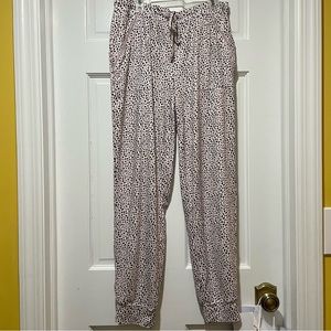 Ink + Ivy animal print jogger lounge pants